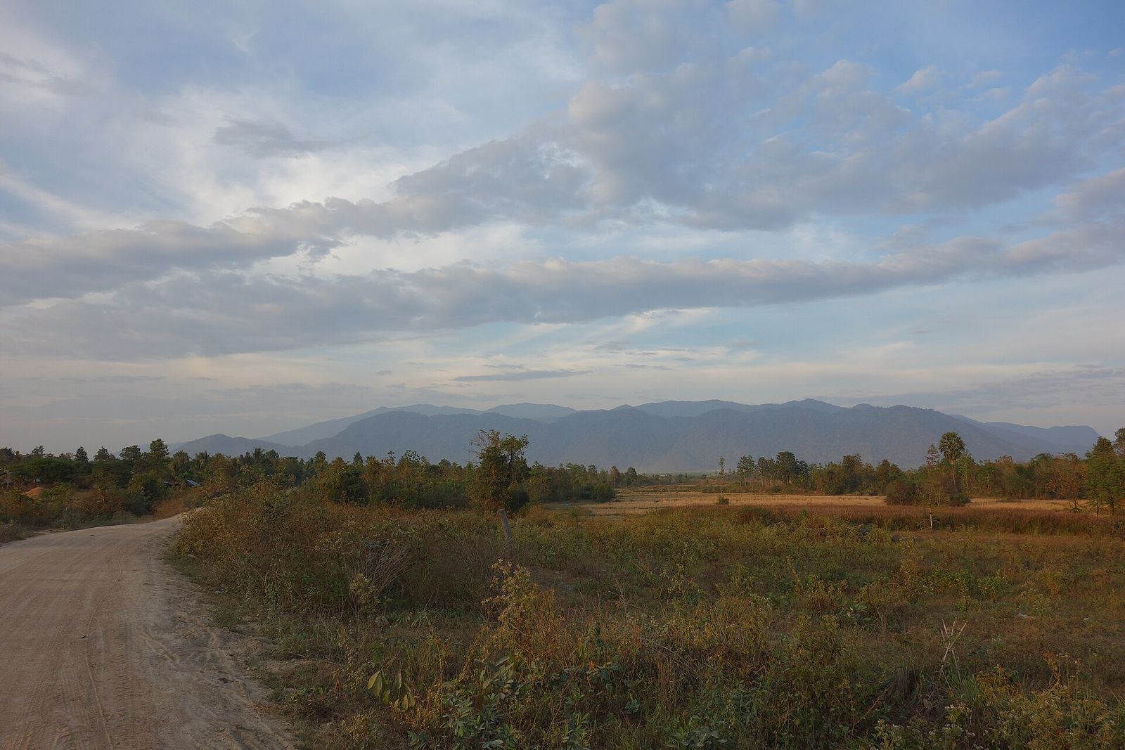 The Phnom Aural massif rises above the lowlands of Cambodia's eastern Cardamom Mountains.